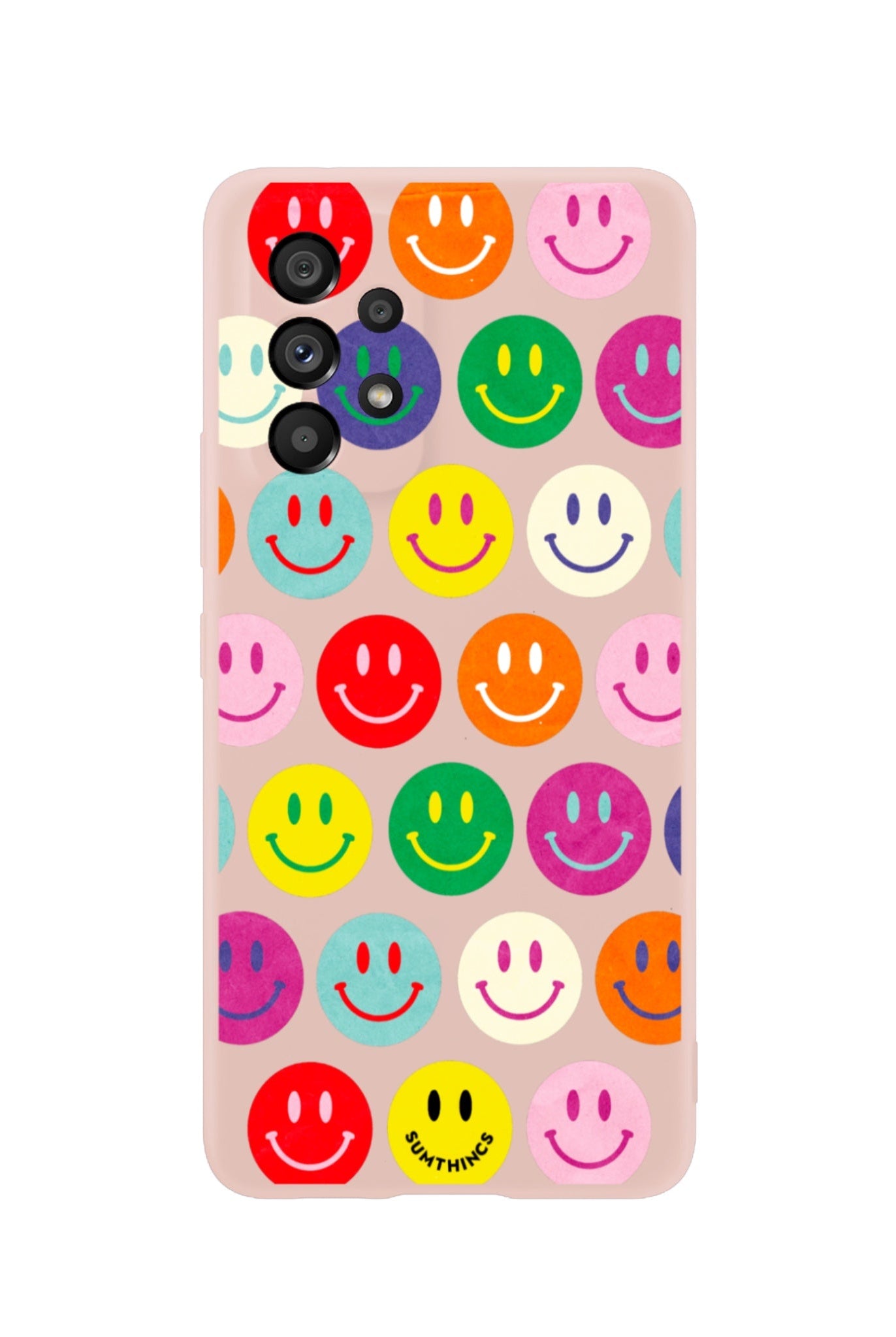 Samsung A73 Miles Of Smiles Premium Telefon Kılıfı Bej - SUMTHINCS