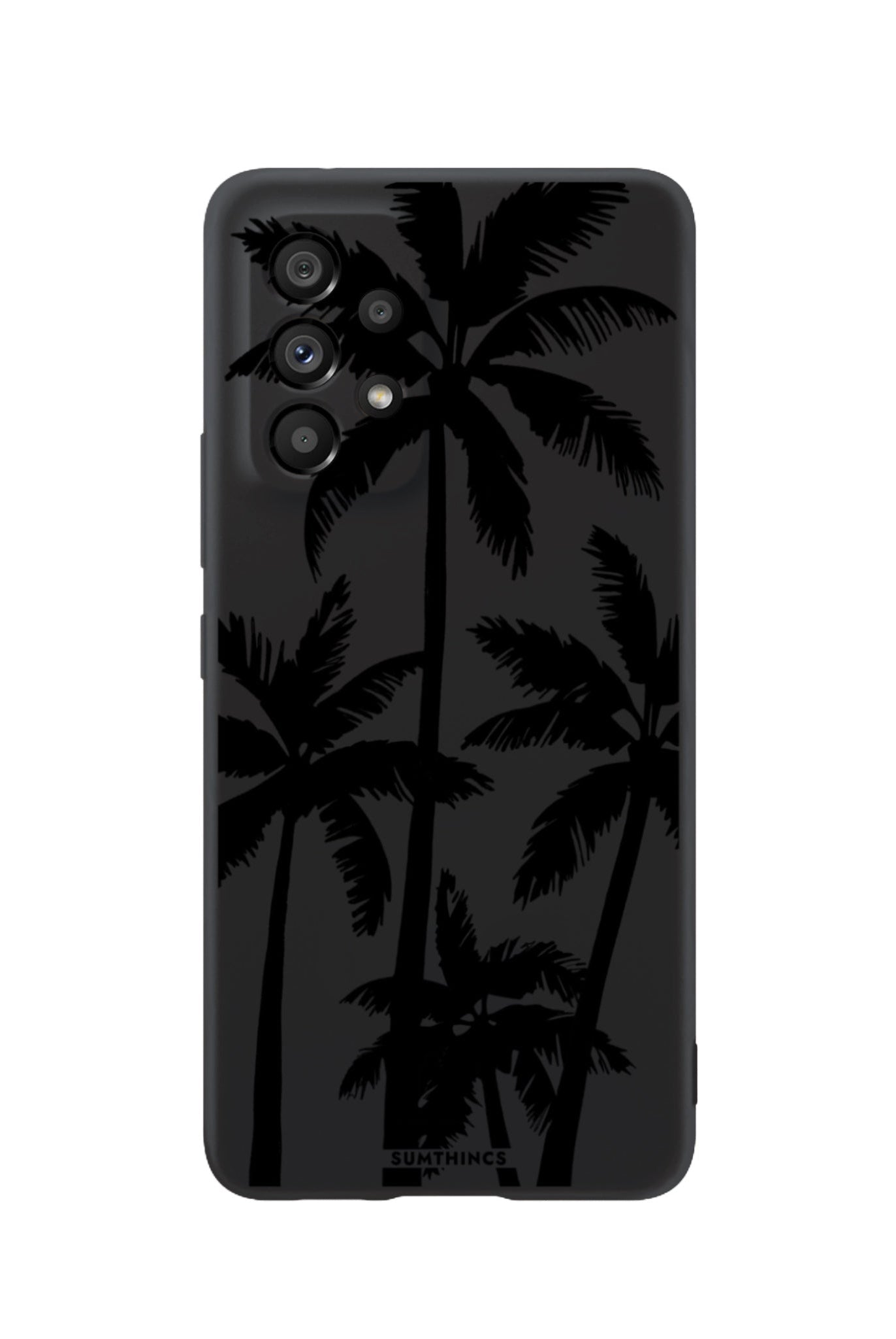 Samsung A73 Palm Trees Premium Telefon Kılıfı Siyah - SUMTHINCS