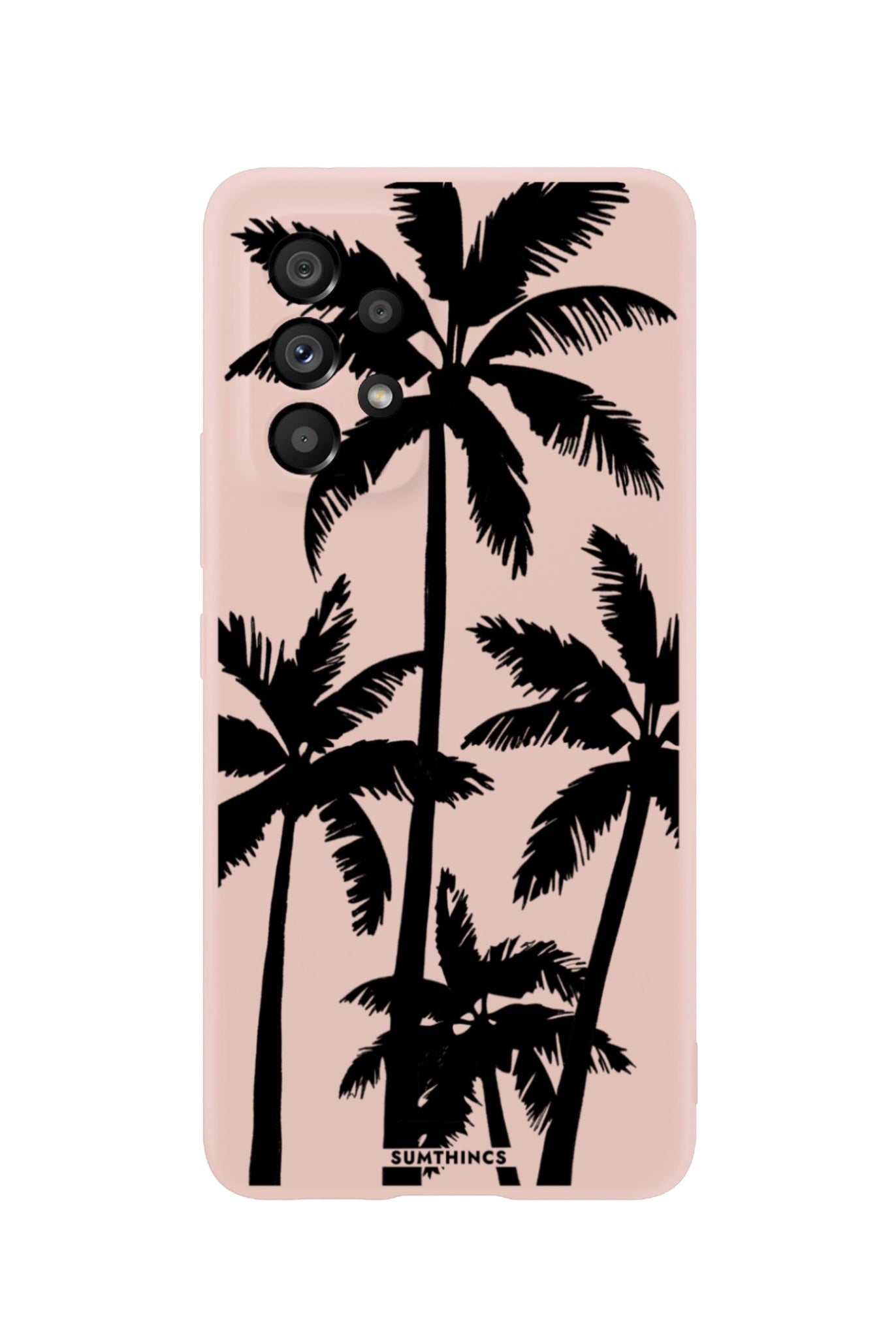 Samsung A73 Palm Trees Premium Telefon Kılıfı Bej - SUMTHINCS