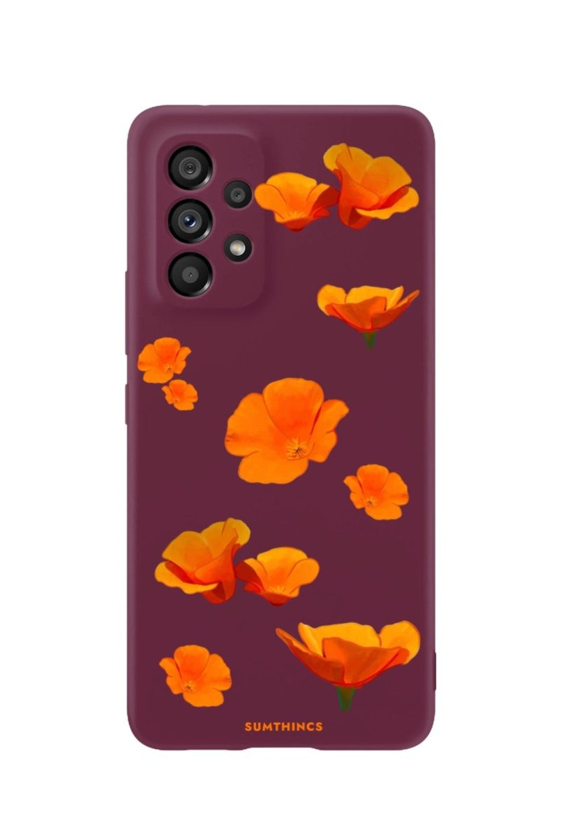 Samsung A73 Poppies Premium Telefon Kılıfı - SUMTHINCS