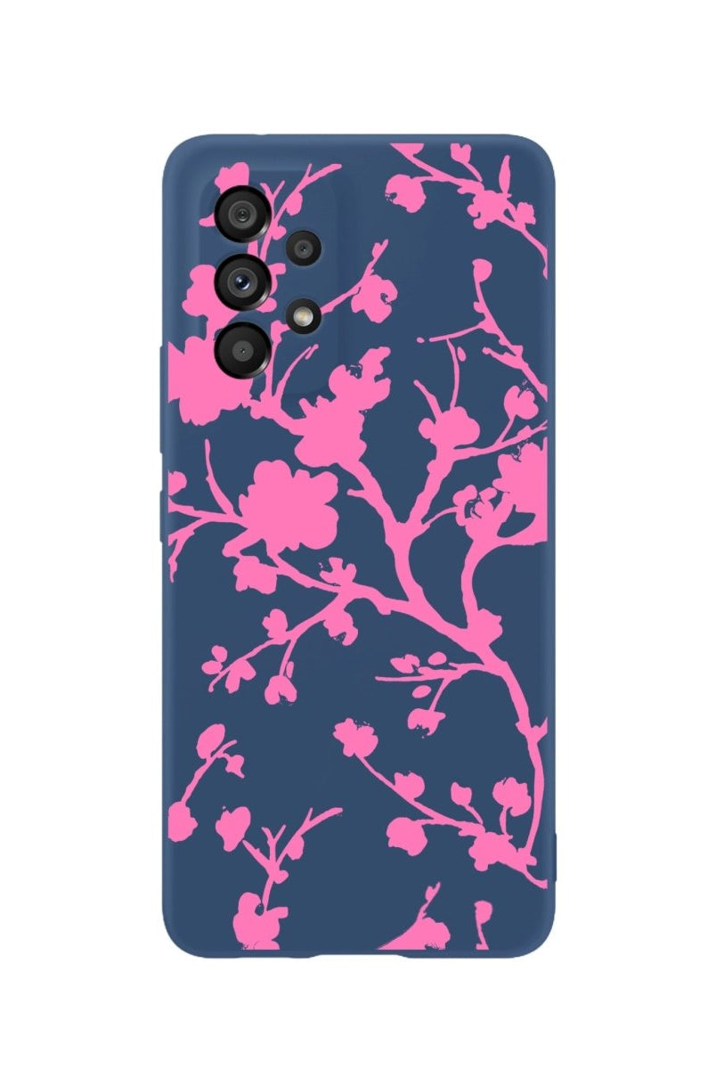 Samsung A73 Sakura Premium Telefon Kılıfı Pasifik Mavi - SUMTHINCS