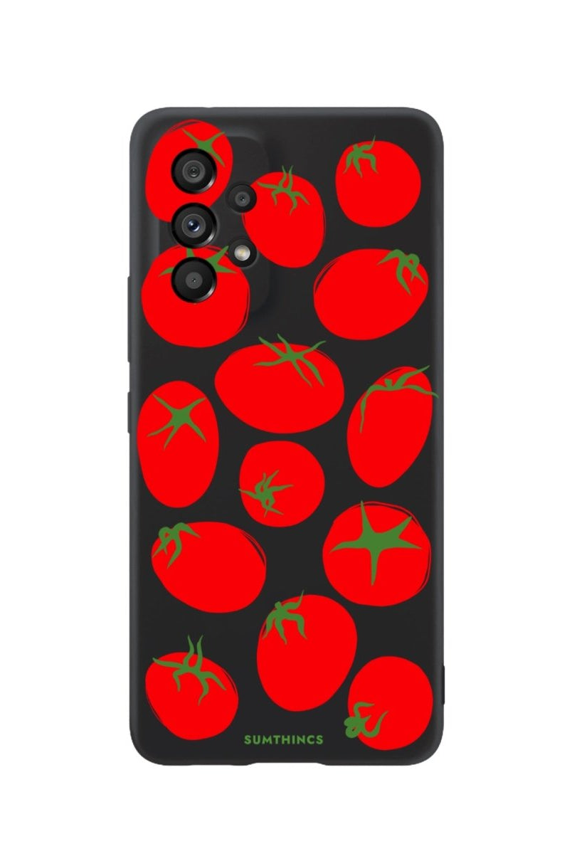 Samsung A73 Tomatoes Premium Telefon Kılıfı Siyah - SUMTHINCS