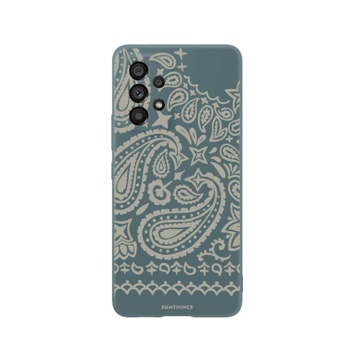 Samsung A73 Urban Bandana Premium Telefon Kılıfı Kaktüs Yeşili - SUMTHINCS