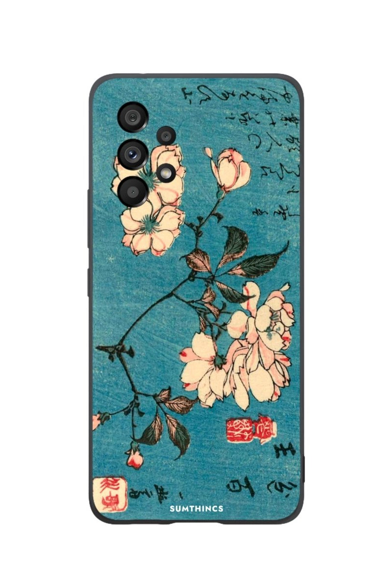 Samsung A73 Vintage Sakura Premium Telefon Kılıfı - SUMTHINCS