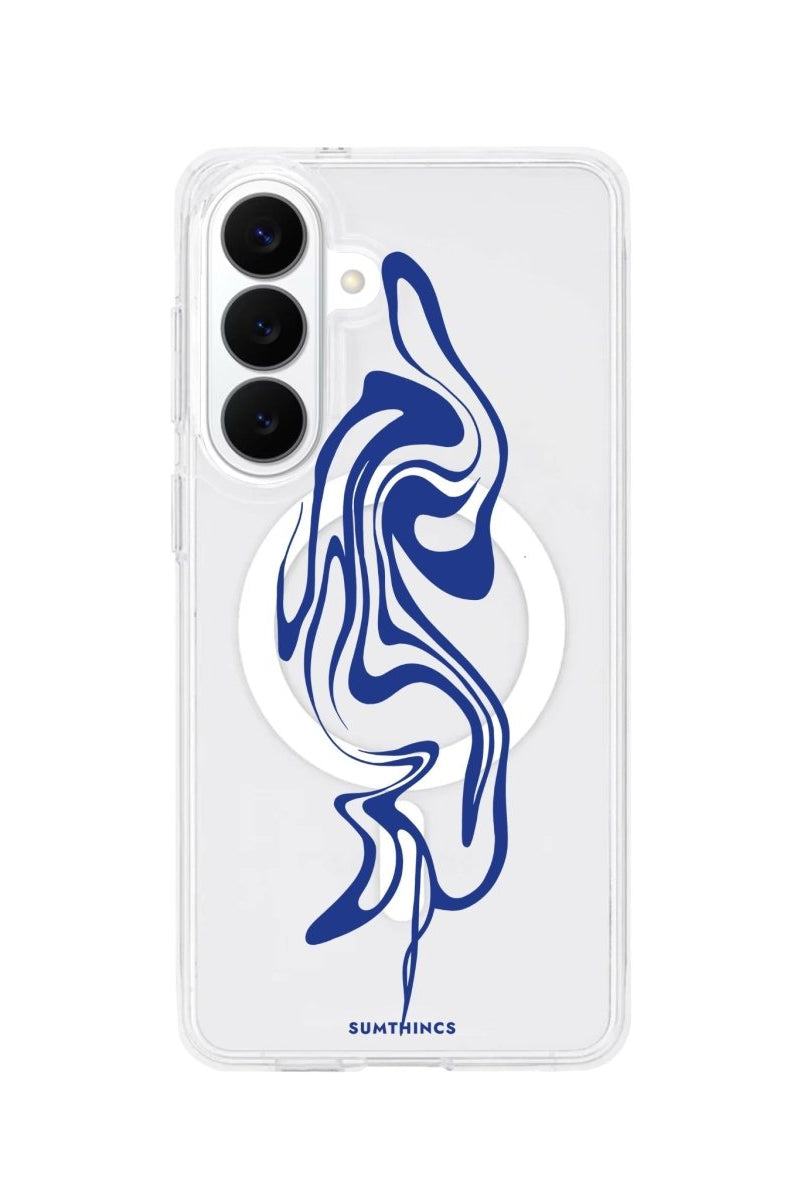 Samsung Abstract Ink Clear Magsafe Telefon Kılıfı - Sumthincs