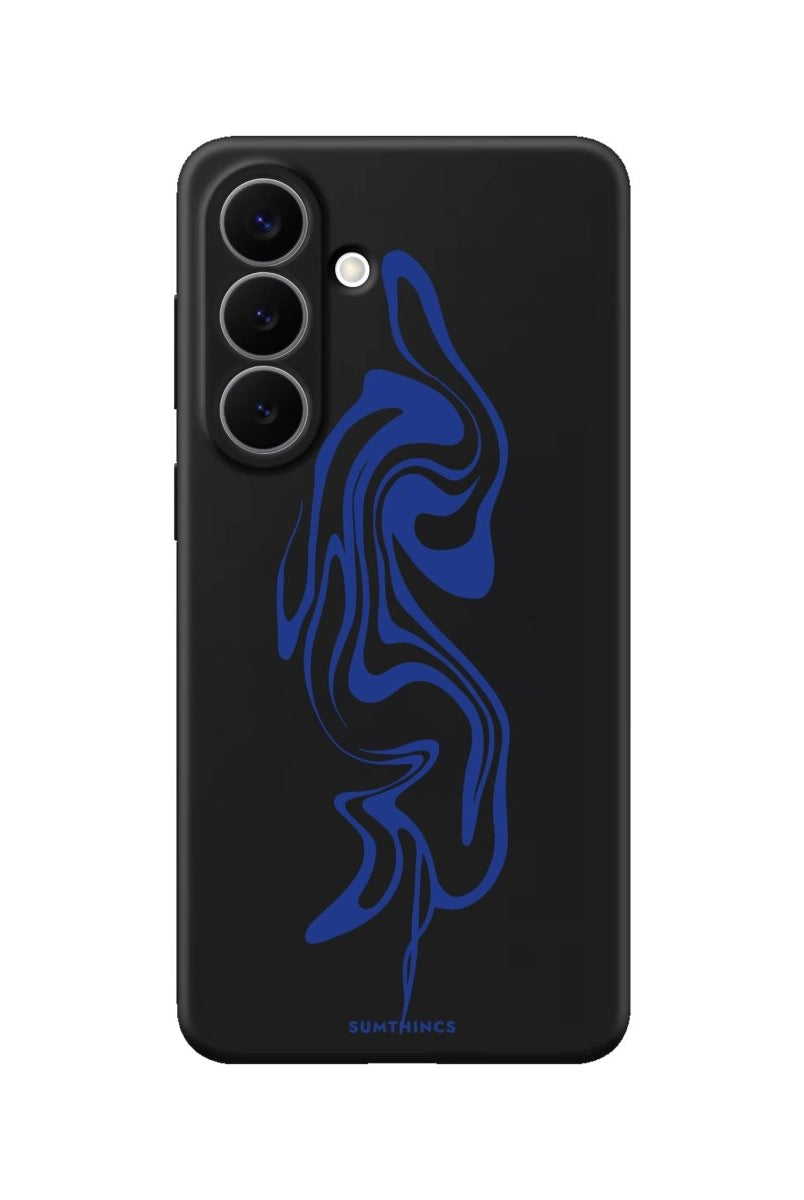 Samsung Abstract Ink Premium Telefon Kılıfı Siyah - Sumthincs