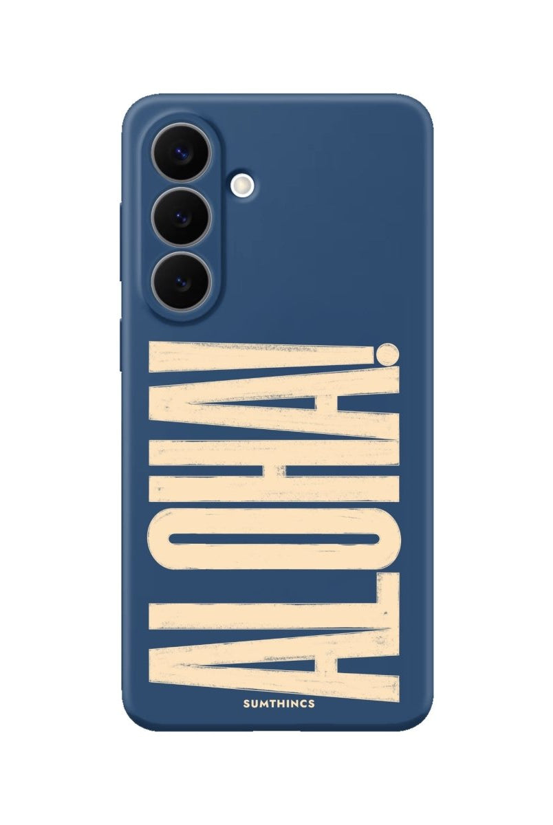 Samsung ALOHA Premium Telefon Kılıfı Pasifik Mavi - Sumthincs