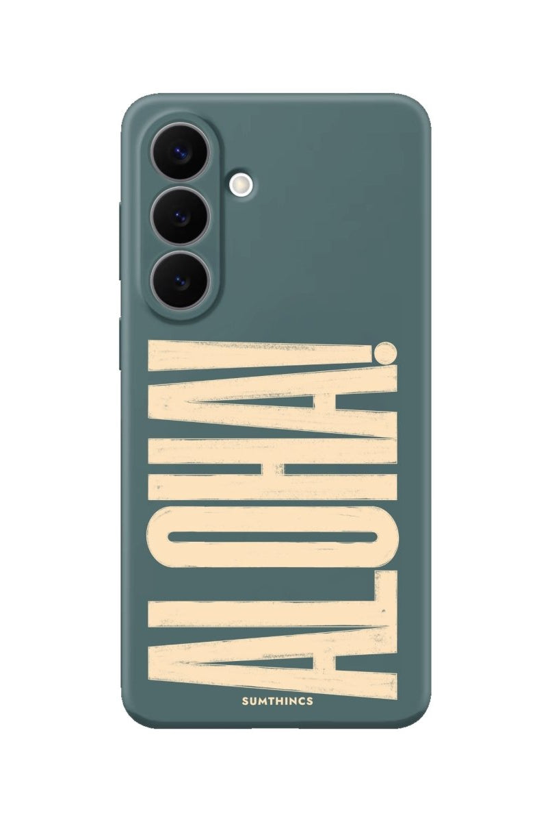Samsung ALOHA Premium Telefon Kılıfı Kaktüs Yeşili - Sumthincs