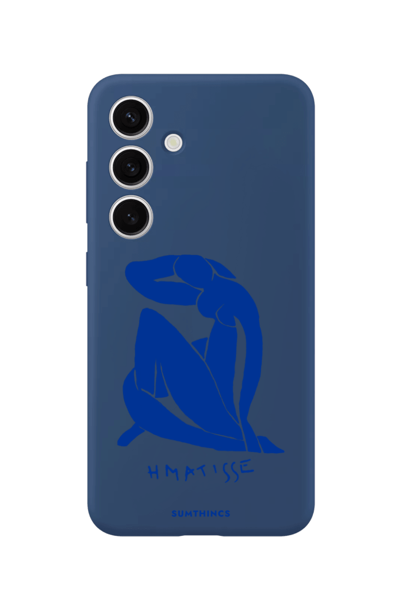 Samsung Blue Woman Premium Telefon Kılıfı Pasifik Mavi - Sumthincs