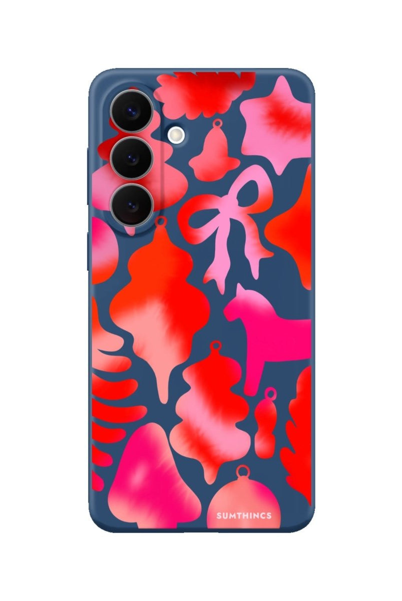 Samsung Blush Bells Premium Telefon Kılıfı Pasifik Mavi - Sumthincs