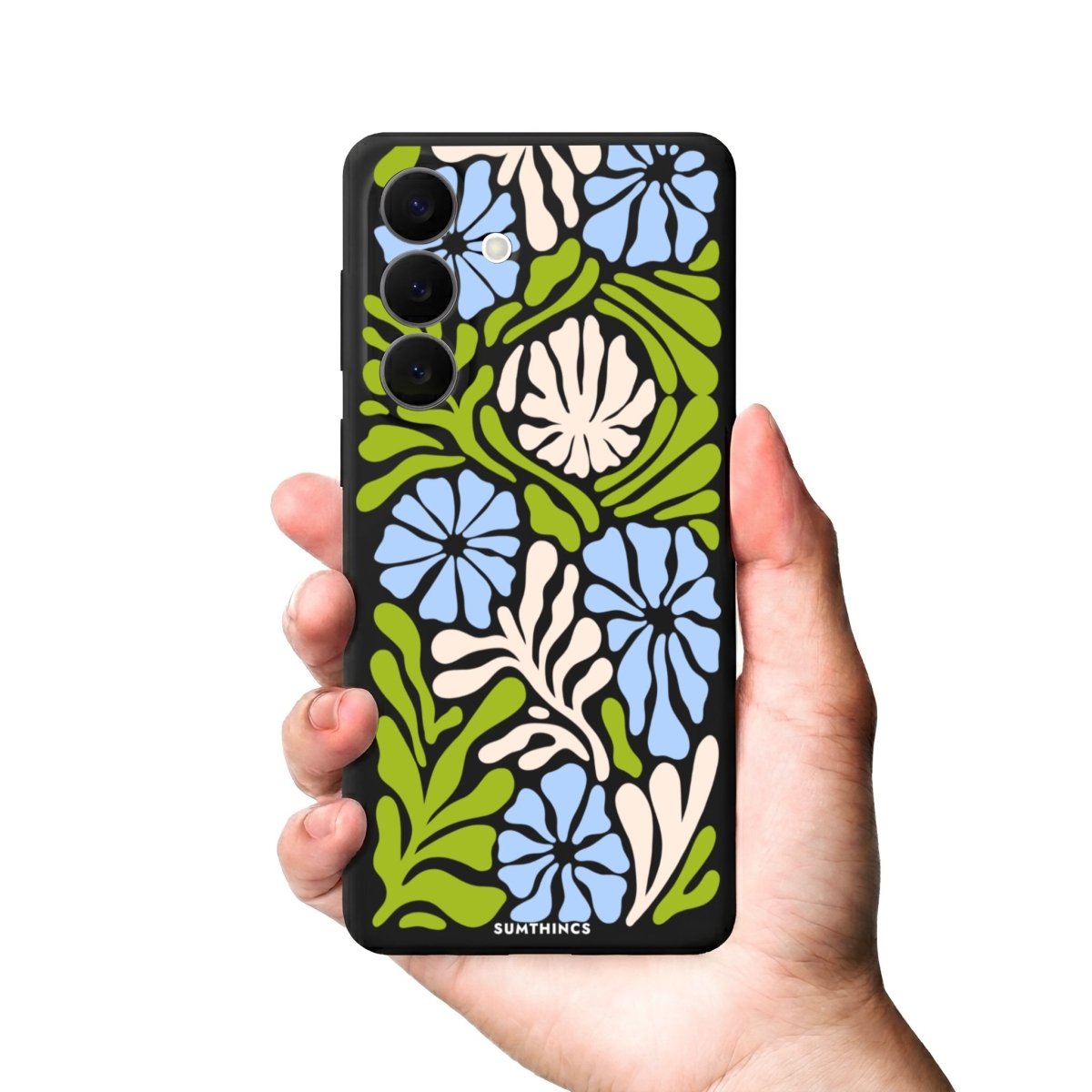 Samsung Botanica Premium Telefon Kılıfı Gri - Sumthincs