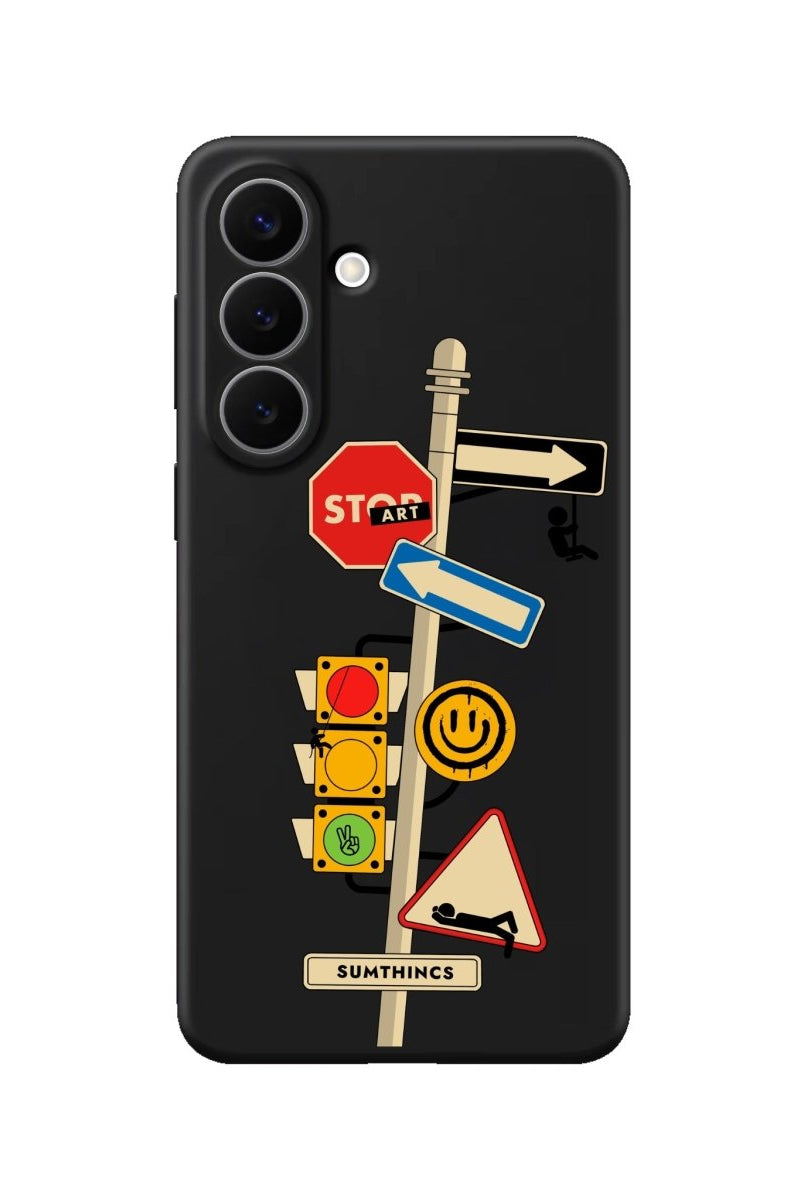 Samsung Crossroad Premium Telefon Kılıfı Siyah - Sumthincs