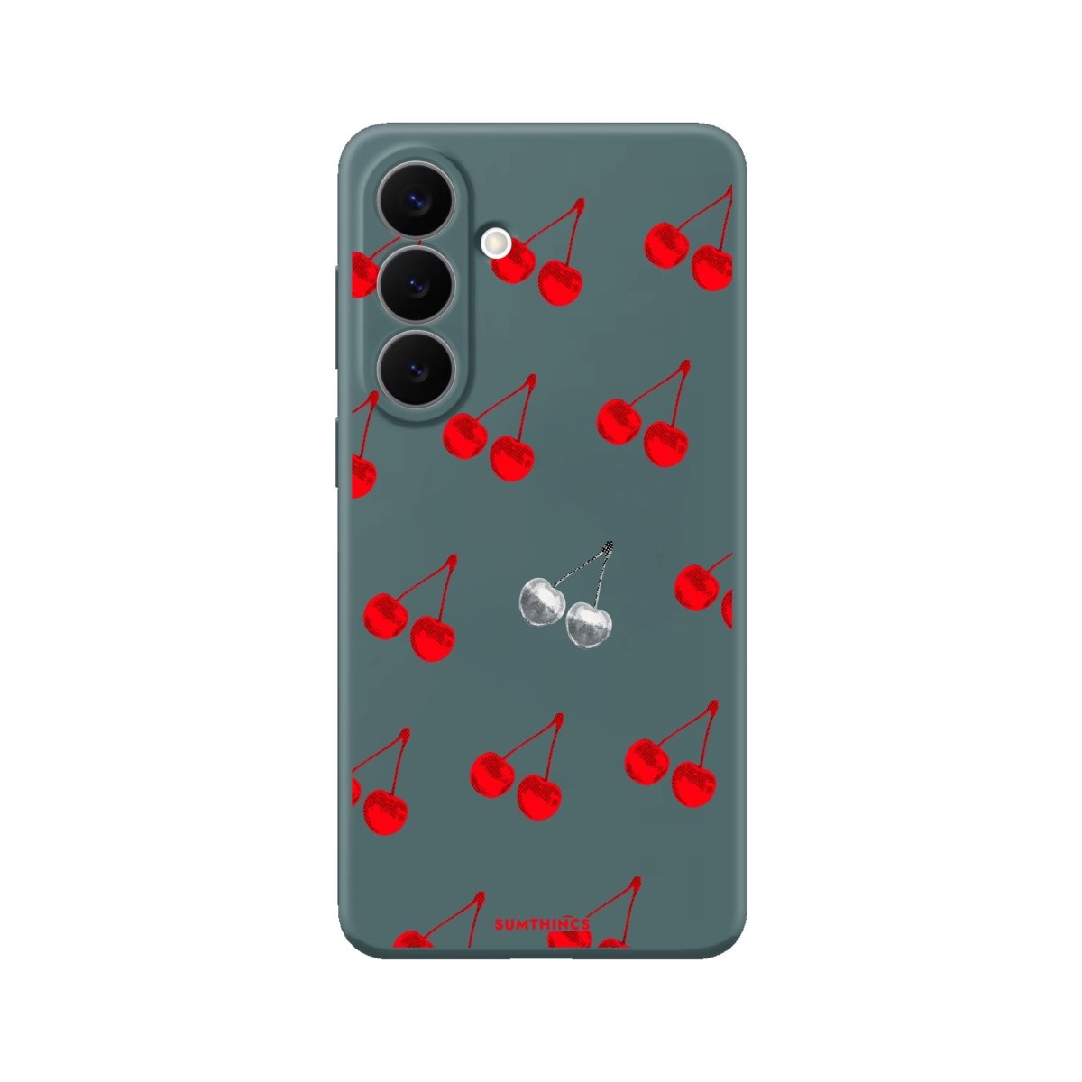 Samsung Disco Cherry Premium Telefon Kılıfı Kaktüs Yeşili - Sumthincs