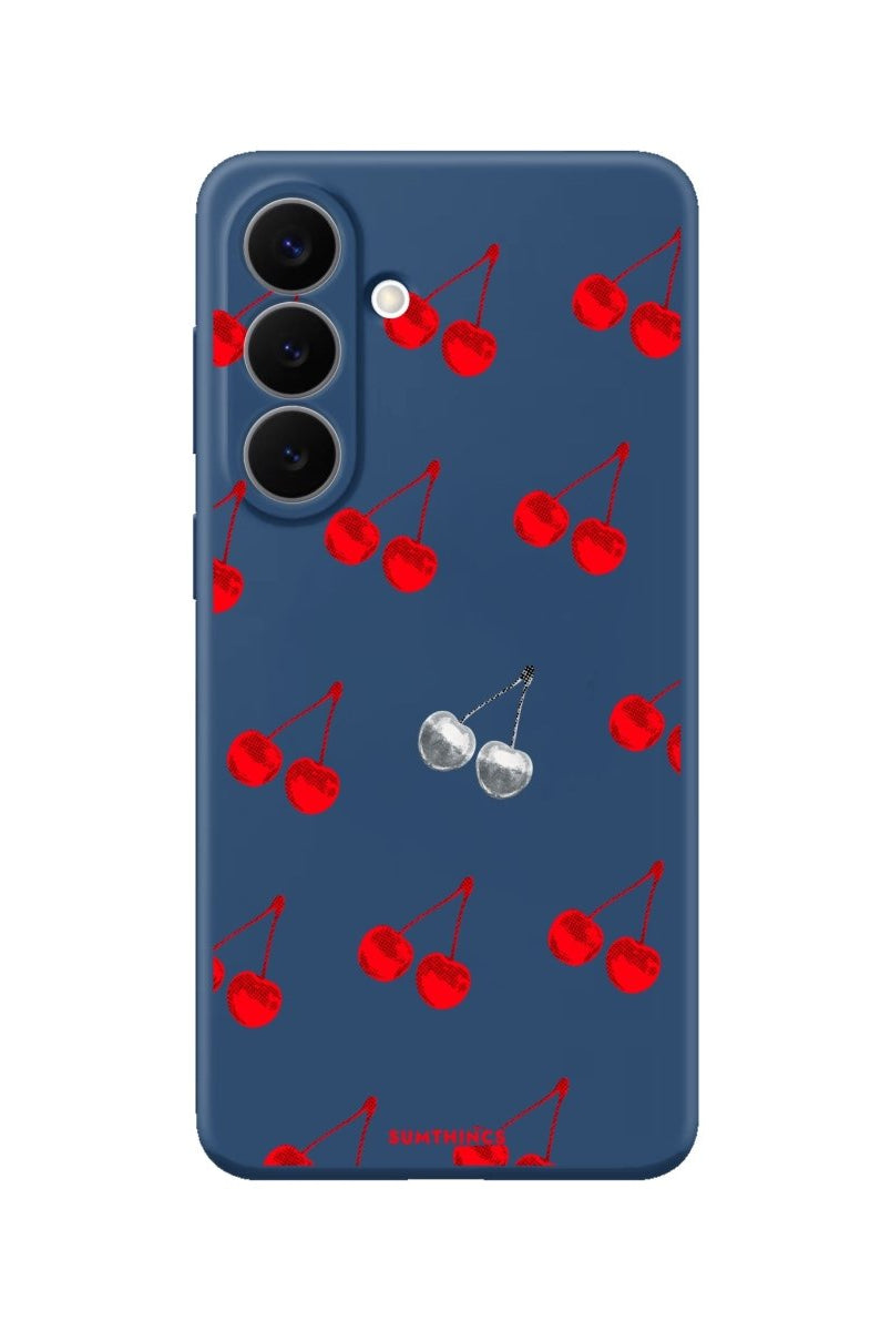 Samsung Disco Cherry Premium Telefon Kılıfı Pasifik Mavi - Sumthincs