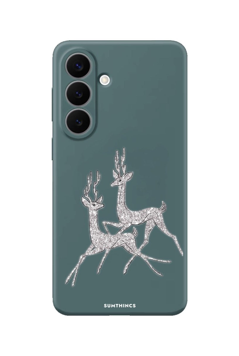 Samsung Disco Deers Premium Telefon Kılıfı Kaktüs Yeşili - Sumthincs