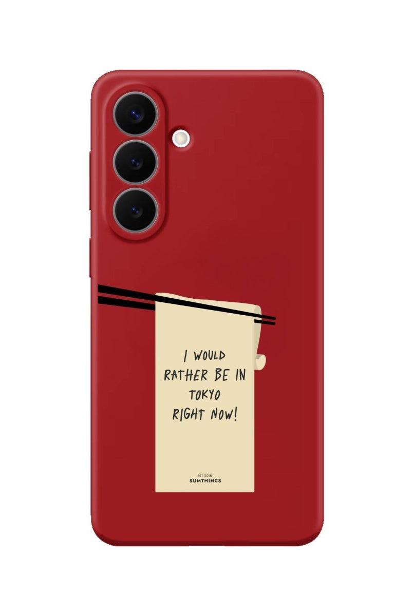 Samsung Elsewhere Premium Telefon Kılıfı Kırmızı - Sumthincs