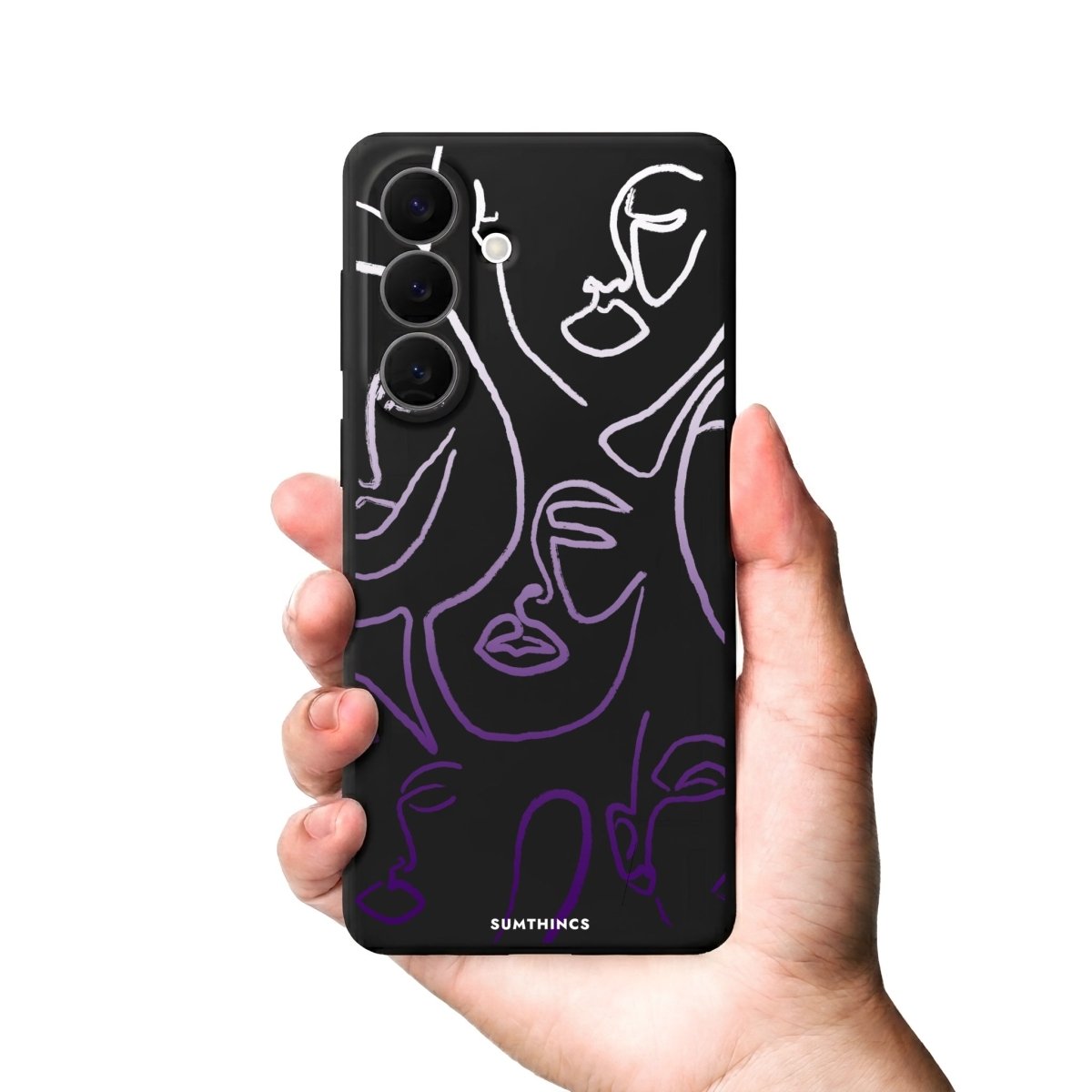 Samsung Faces Premium Telefon Kılıfı Gri - Sumthincs
