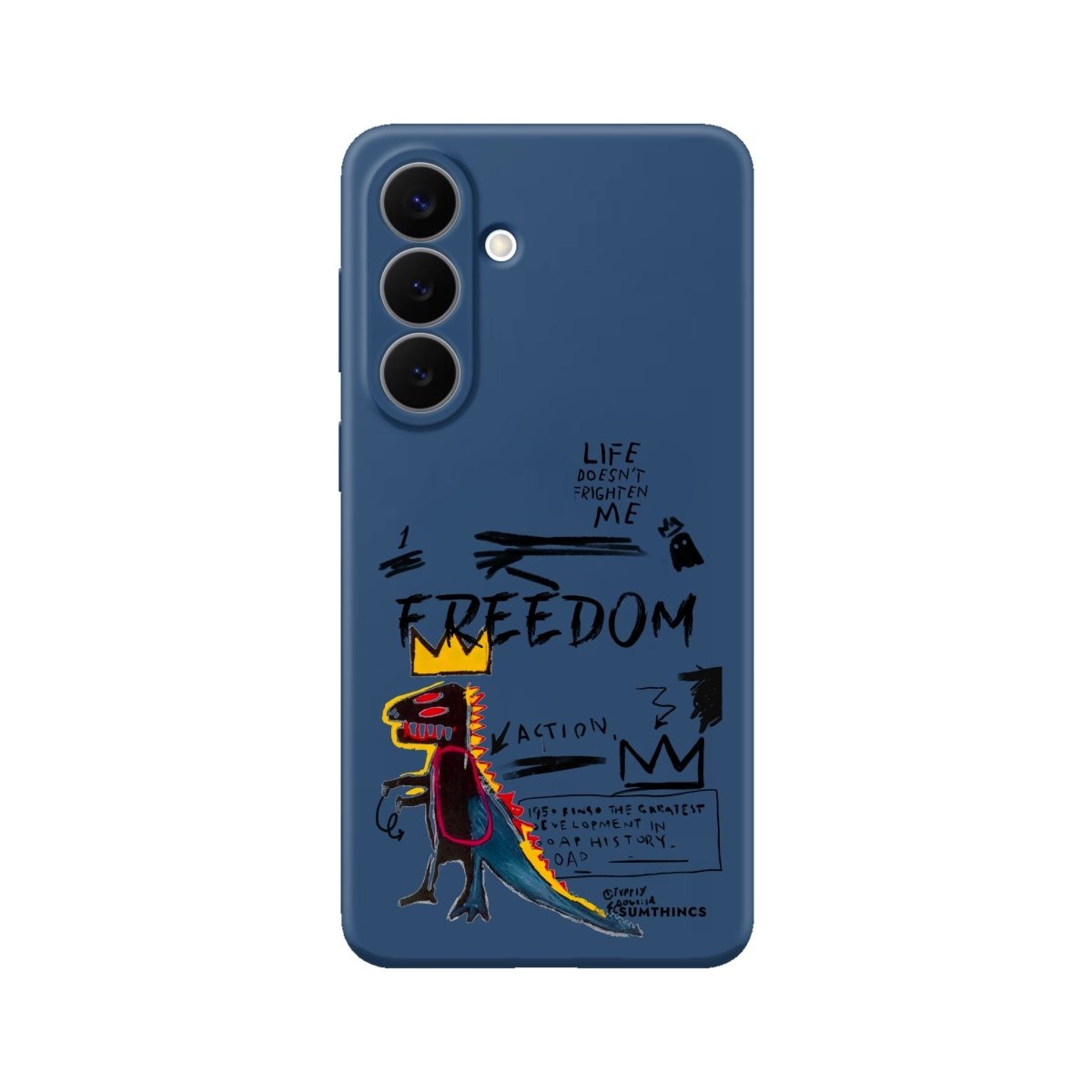 Samsung Freedom Premium Telefon Kılıfı Pasifik Mavi - Sumthincs