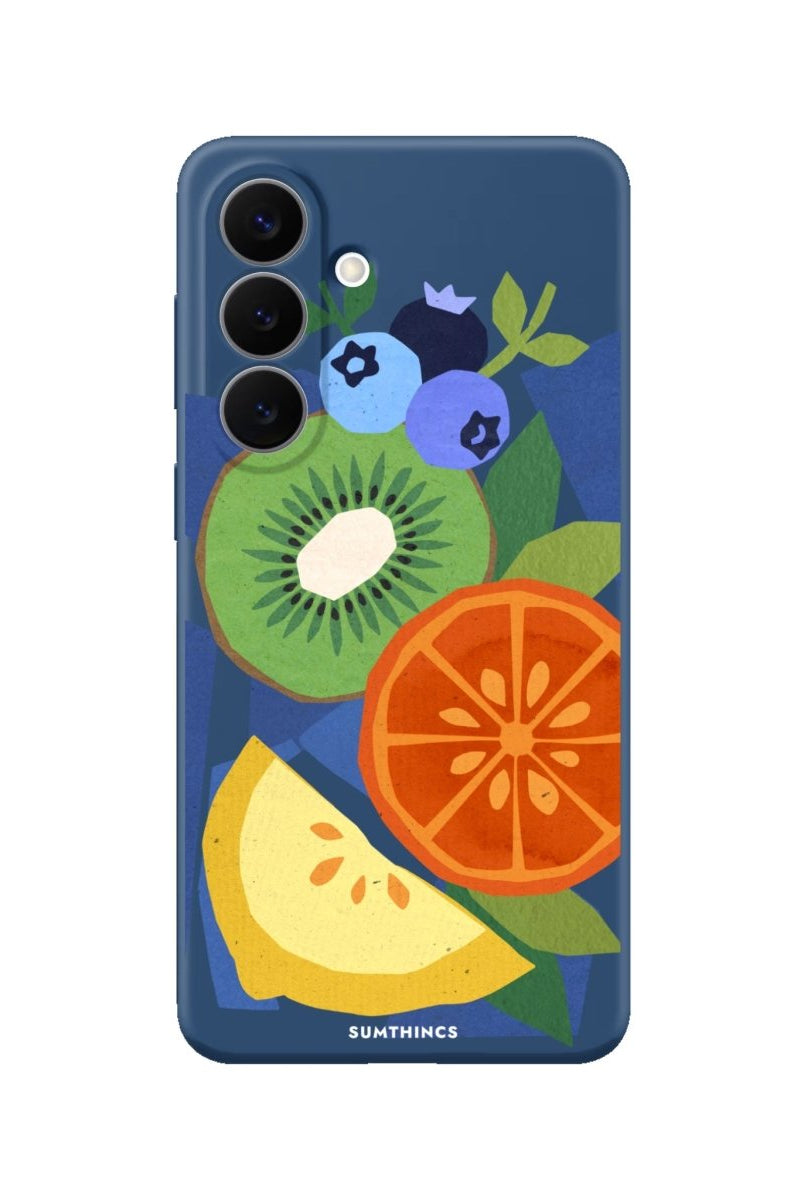 Samsung Fruté Premium Telefon Kılıfı Pasifik Mavi - Sumthincs