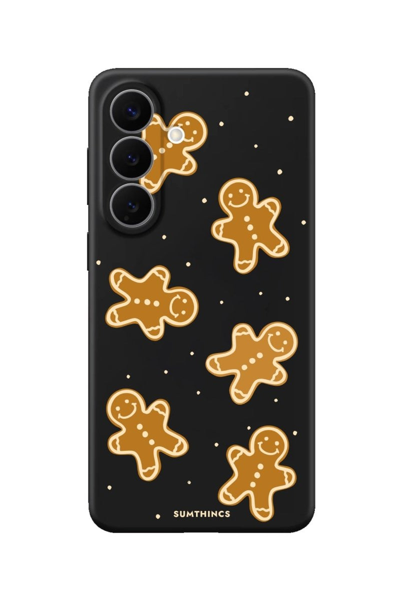 Samsung Gingerbread Man Premium Telefon Kılıfı Siyah - Sumthincs