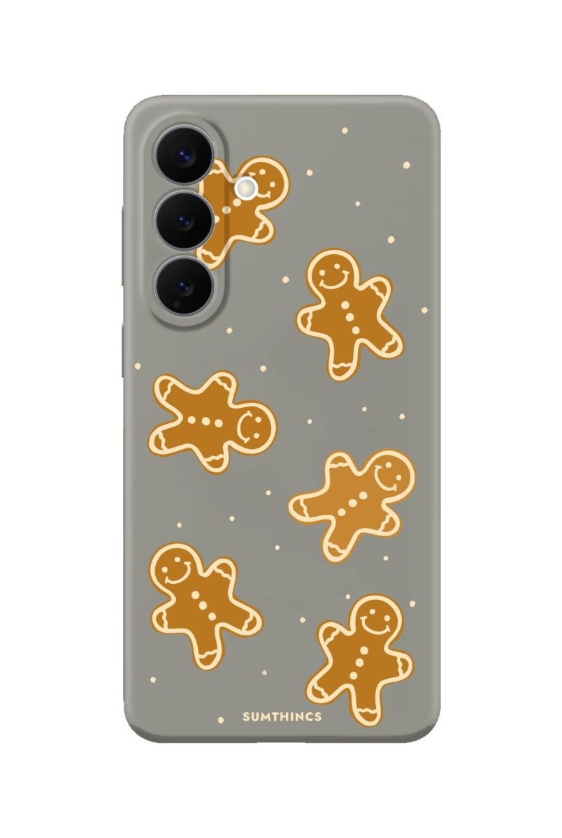 Samsung Gingerbread Man Premium Telefon Kılıfı Gri - Sumthincs