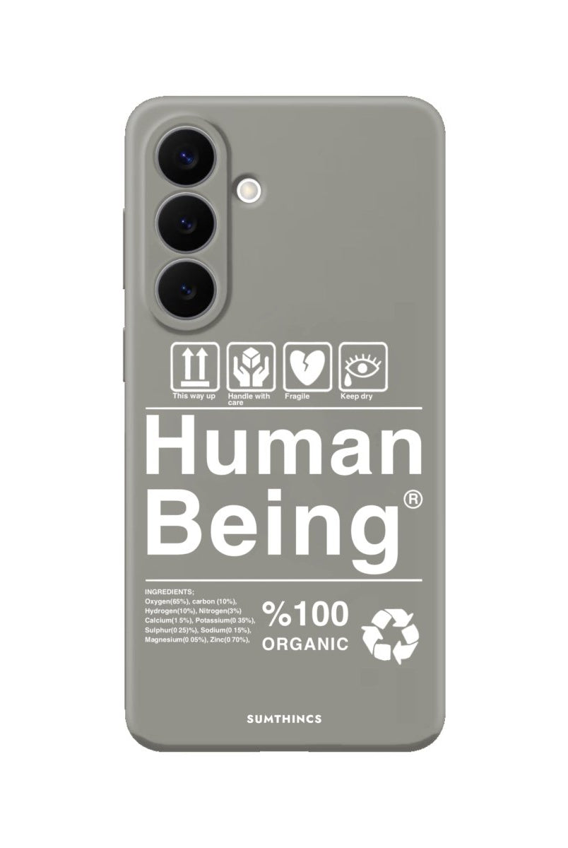 Samsung Human Being Premium Telefon Kılıfı Gri - Sumthincs