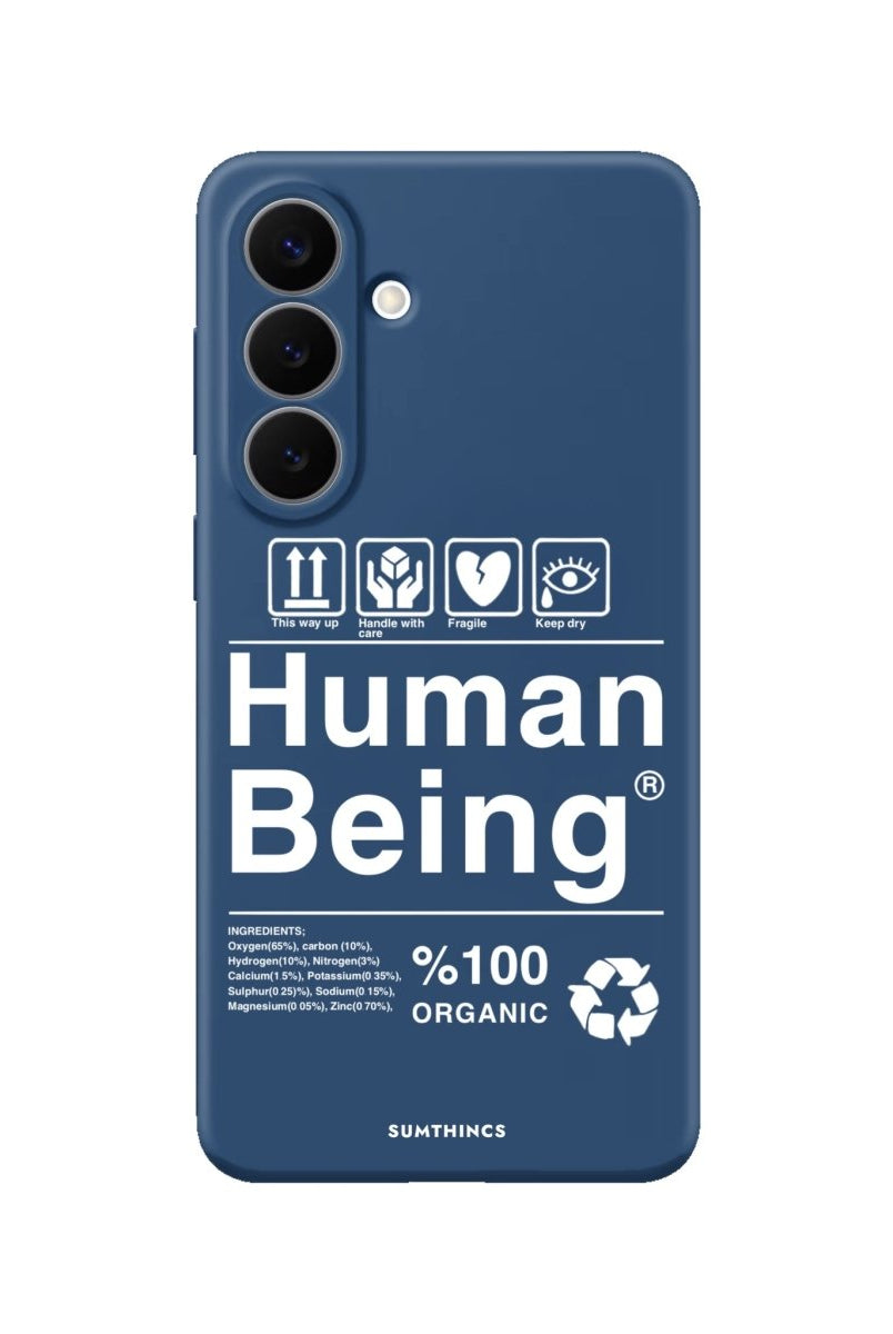 Samsung Human Being Premium Telefon Kılıfı Pasifik Mavi - Sumthincs