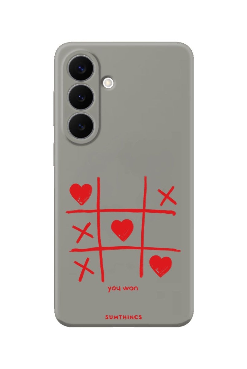 Samsung Love Game Premium Telefon Kılıfı Gri - Sumthincs