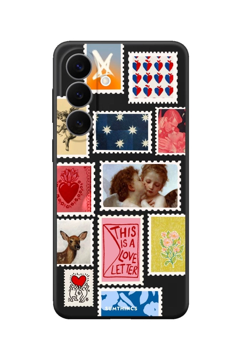 Samsung Love Letter Premium Telefon Kılıfı Siyah - Sumthincs