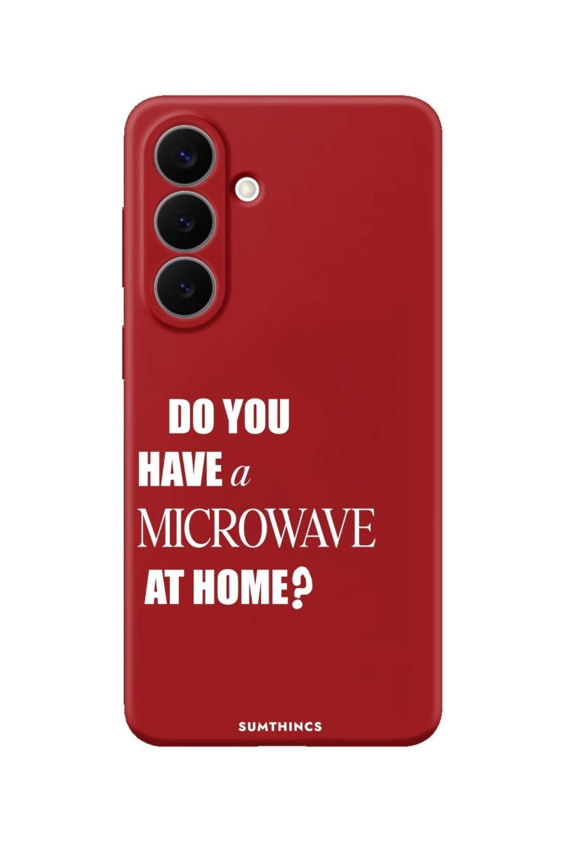 Samsung Microwave Premium Telefon Kılıfı Kırmızı - Sumthincs