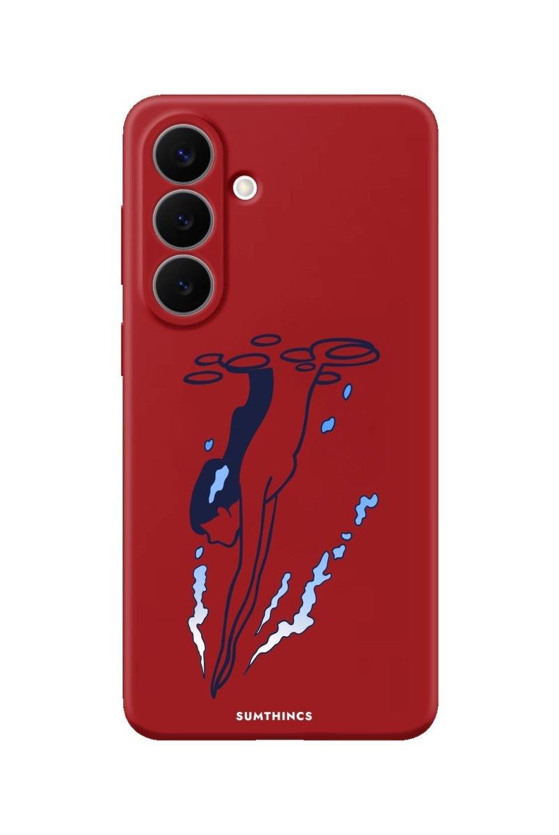 Samsung Nami Premium Telefon Kılıfı Kırmızı - Sumthincs