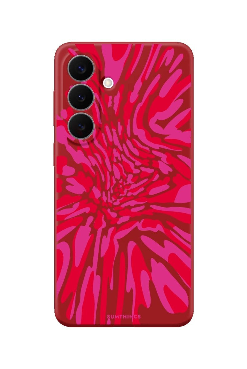 Samsung Neon Dreams Premium Telefon Kılıfı Kırmızı - Sumthincs