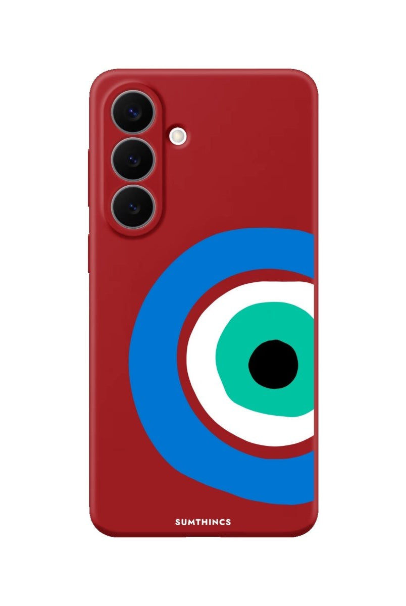 Samsung Ocean Eye Premium Telefon Kılıfı Kırmızı - Sumthincs
