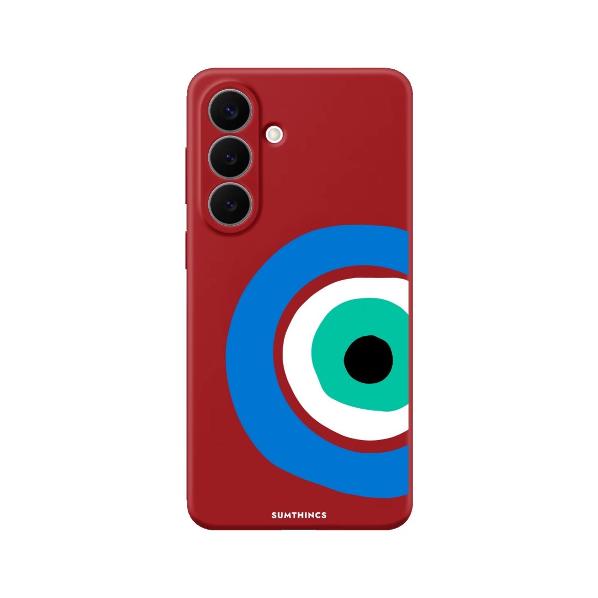 Samsung Ocean Eye Premium Telefon Kılıfı Kırmızı - Sumthincs