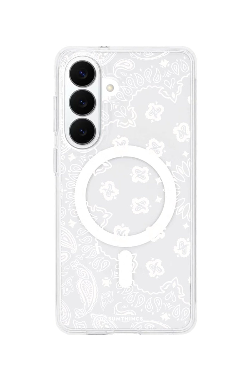 Samsung Paisley Clear Magsafe Telefon Kılıfı - Sumthincs