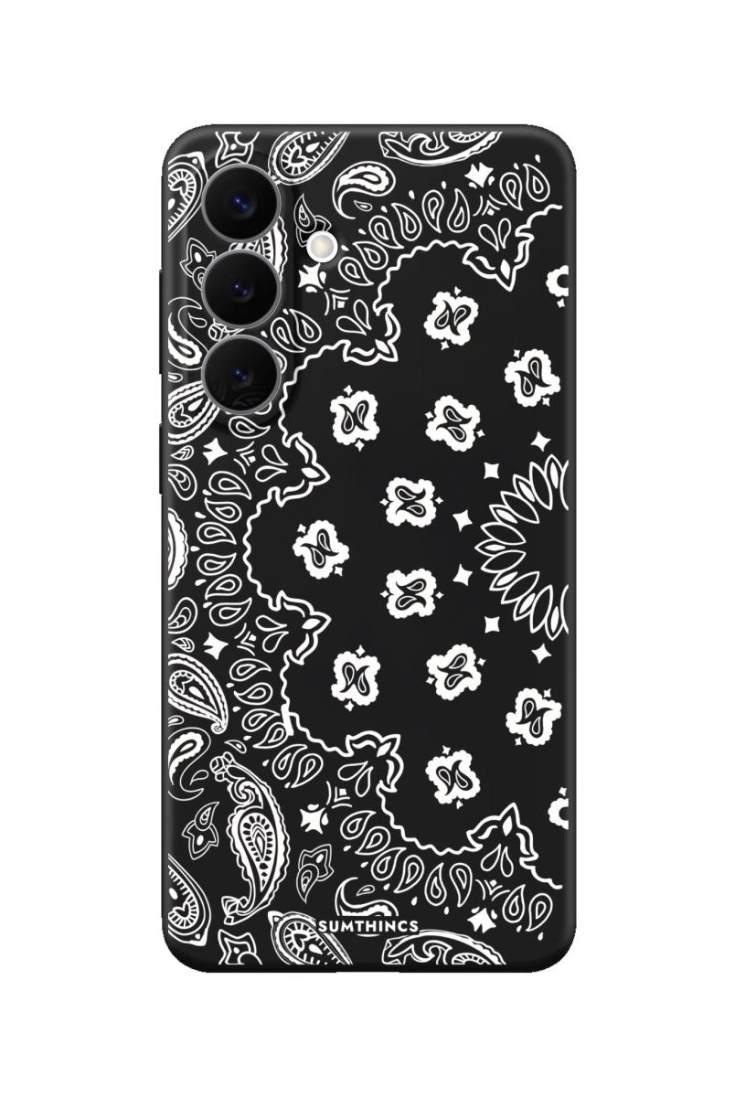 Samsung Paisley Premium Telefon Kılıfı Siyah - Sumthincs