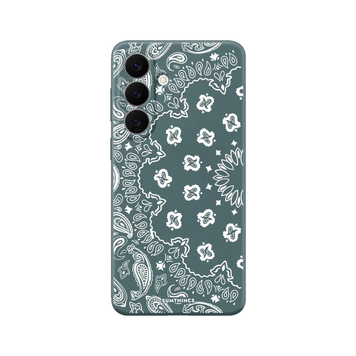 Samsung Paisley Premium Telefon Kılıfı Kaktüs Yeşili - Sumthincs