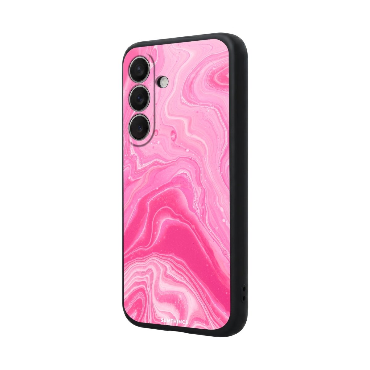 Samsung Pink Marble Premium Telefon Kılıfı - Sumthincs