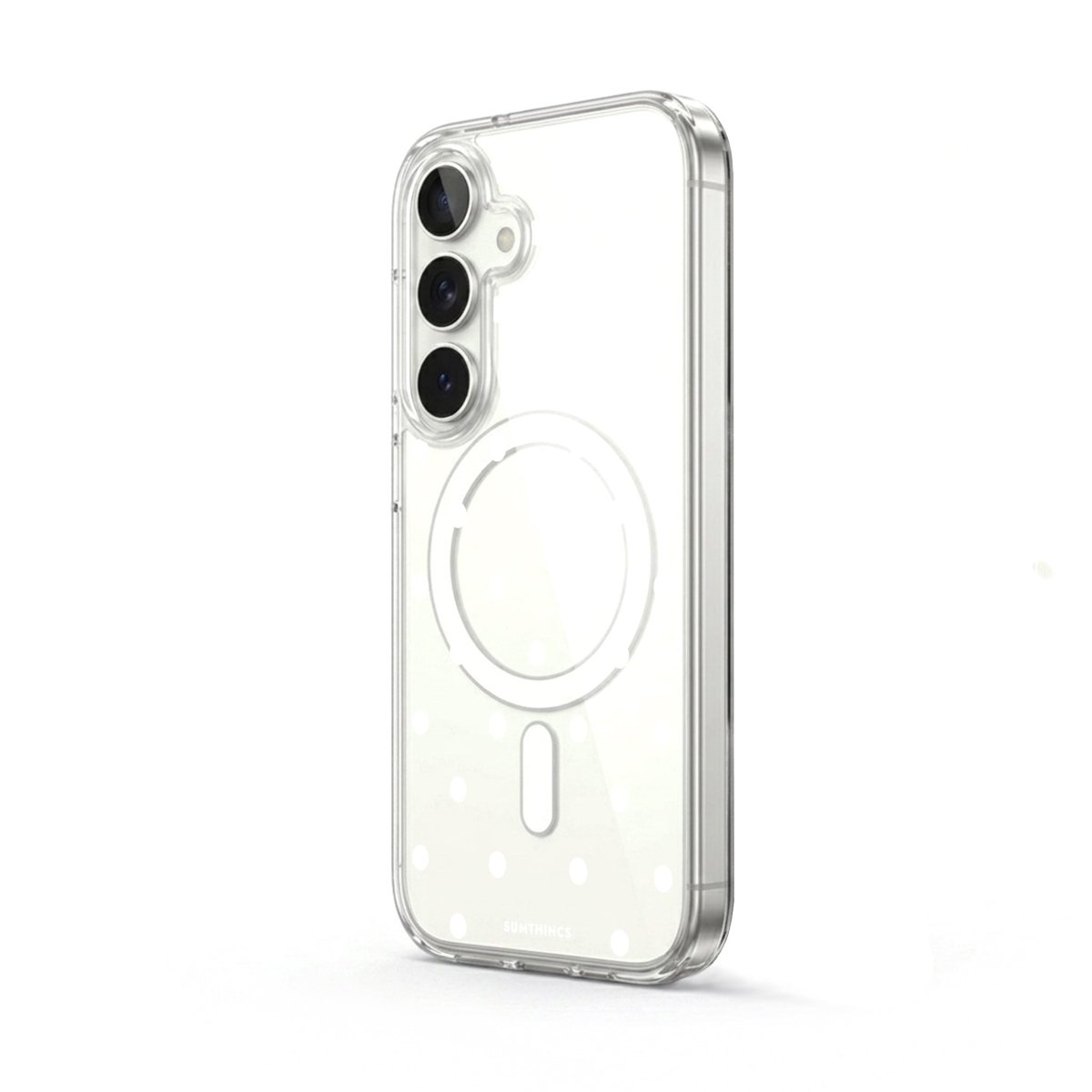 Samsung Polka Dots Clear Magsafe Telefon Kılıfı - Sumthincs