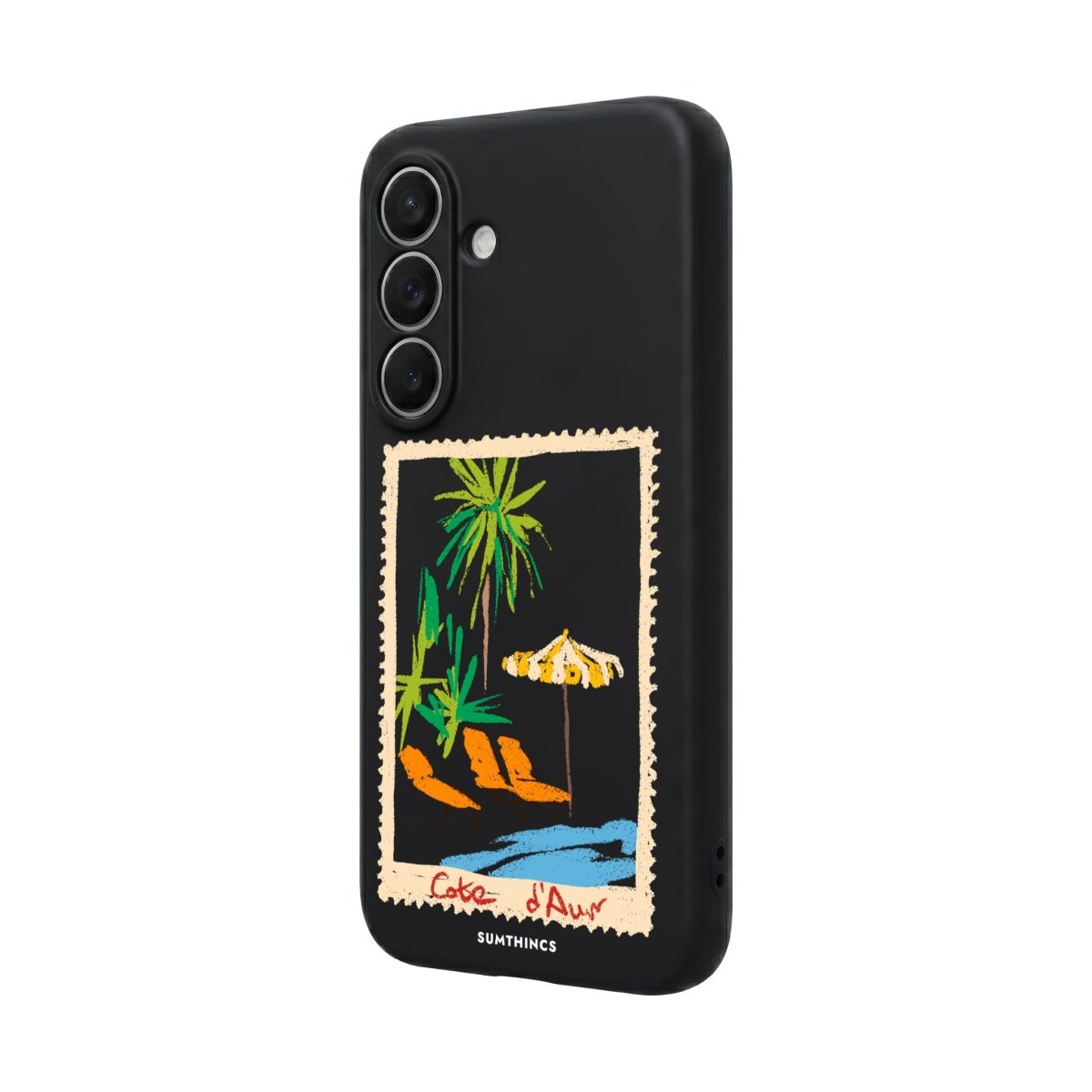 Samsung Postcard Premium Telefon Kılıfı Gri - Sumthincs