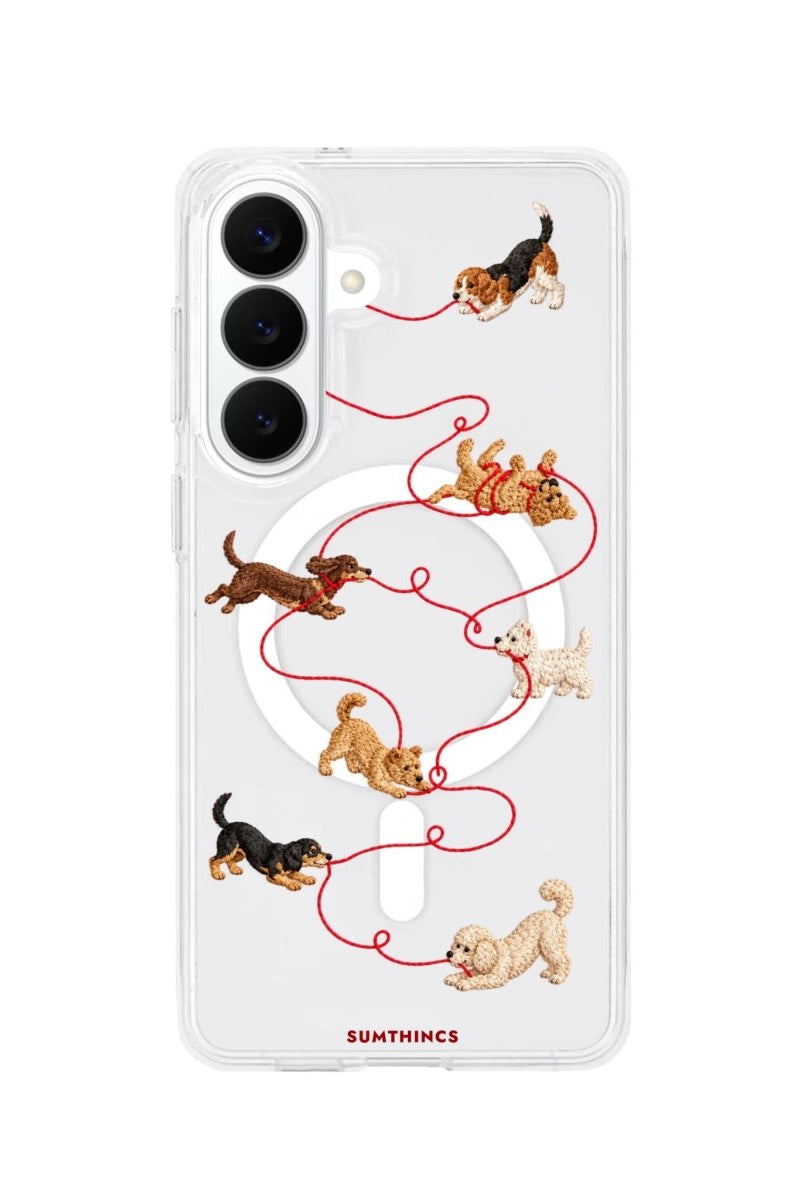 Samsung Puppy Clear Magsafe Telefon Kılıfı - Sumthincs