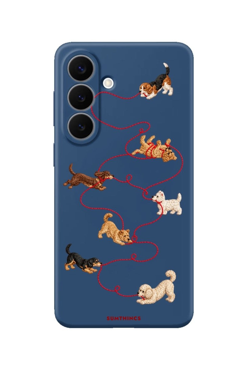 Samsung Puppy Premium Telefon Kılıfı Pasifik Mavi - Sumthincs