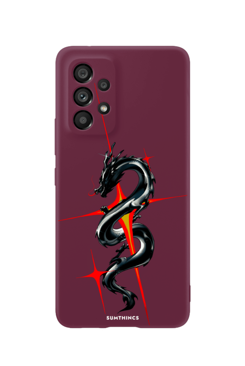 Samsung S21 FE Dragonflare Premium Telefon Kılıfı Bordo - SUMTHINCS