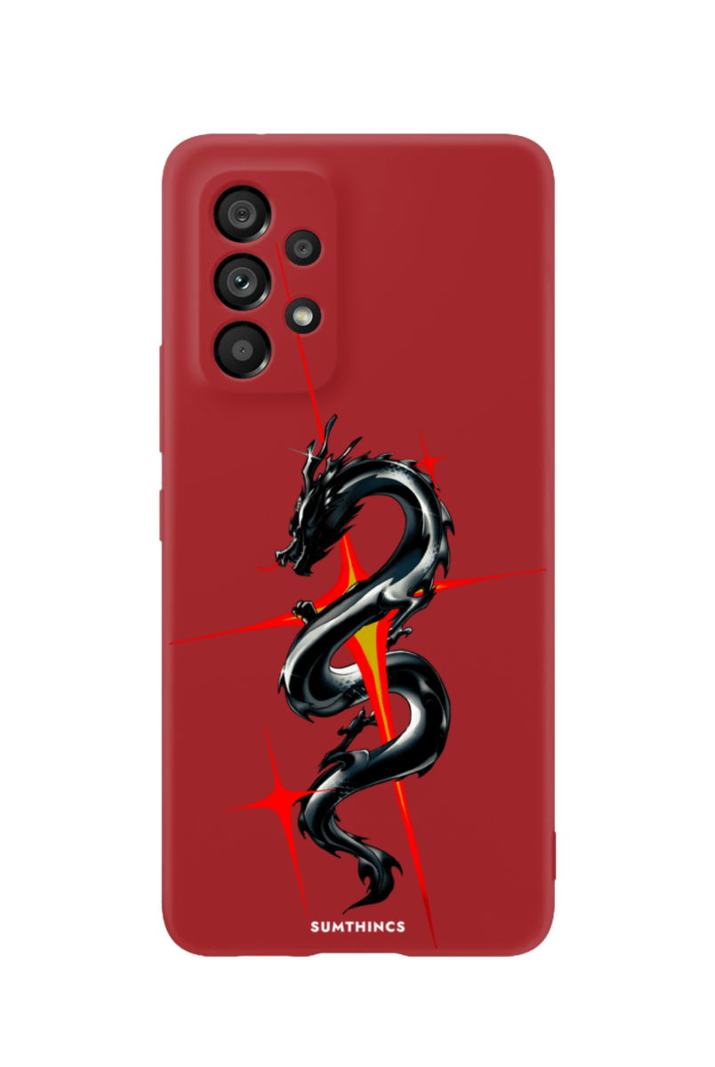 Samsung S21 FE Dragonflare Premium Telefon Kılıfı Kırmızı - SUMTHINCS