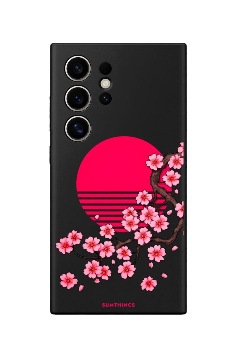 Samsung S22 Ultra Cherry Blossom Dawn Premium Telefon Kılıfı - SUMTHINCS