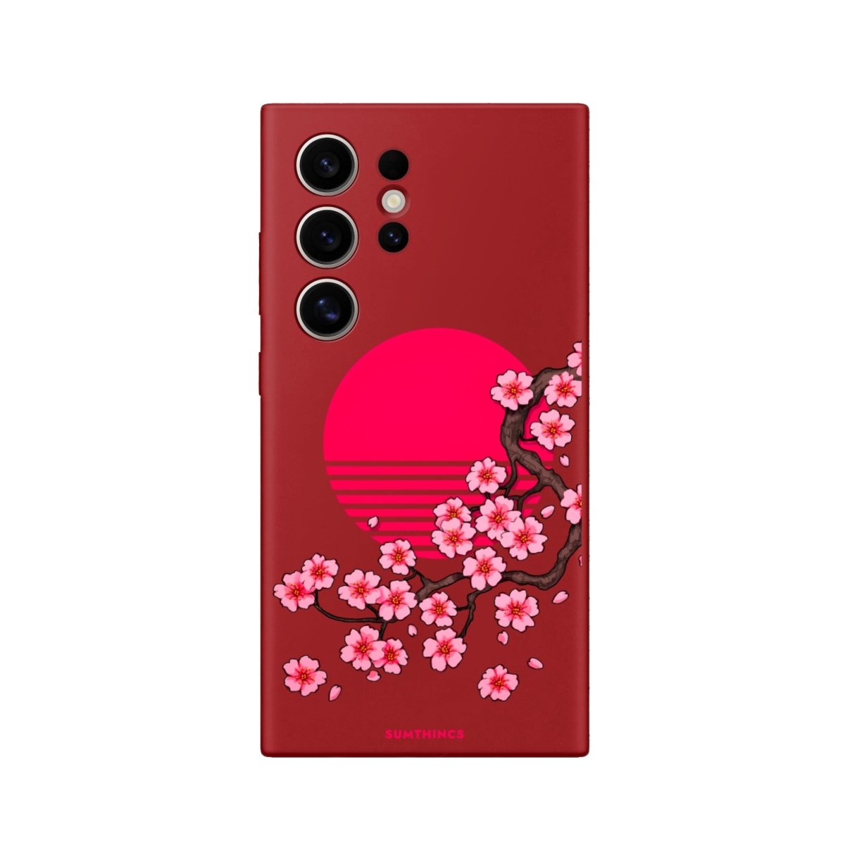 Samsung S22 Ultra Cherry Blossom Dawn Premium Telefon Kılıfı - SUMTHINCS