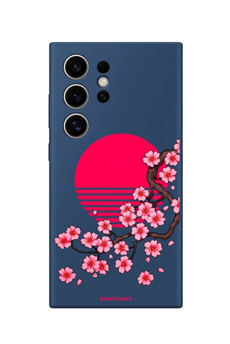 Samsung S22 Ultra Cherry Blossom Dawn Premium Telefon Kılıfı - SUMTHINCS
