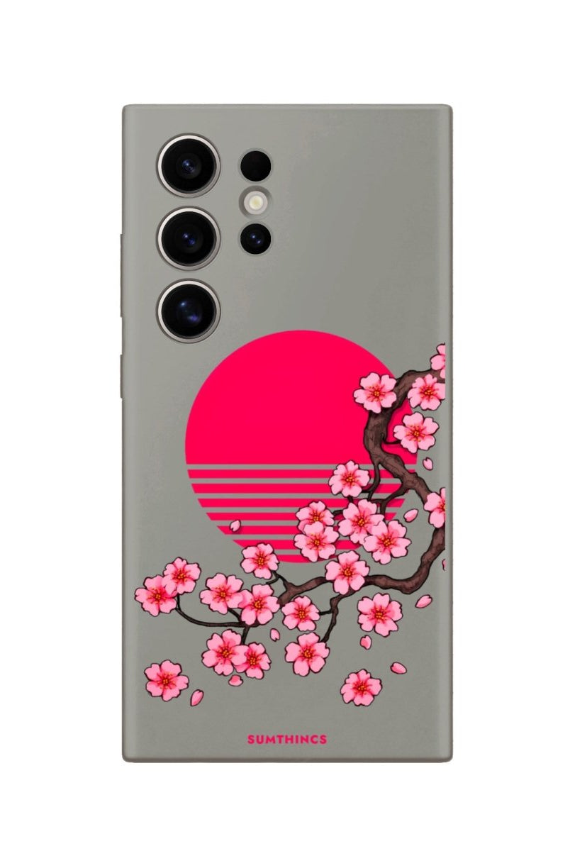 Samsung S22 Ultra Cherry Blossom Dawn Premium Telefon Kılıfı - SUMTHINCS