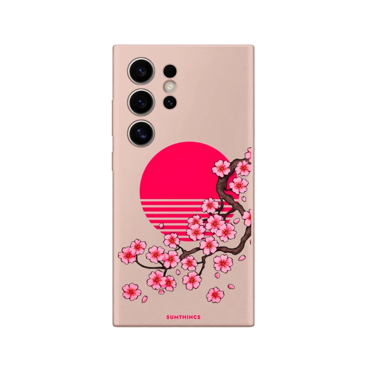 Samsung S22 Ultra Cherry Blossom Dawn Premium Telefon Kılıfı - SUMTHINCS