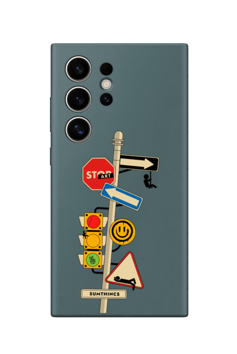 Samsung S22 Ultra Crossroad Premium Telefon Kılıfı Kaktüs Yeşili - SUMTHINCS